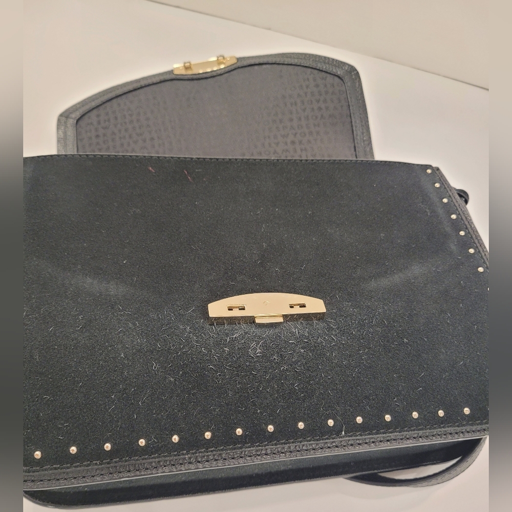 Kate Spade Suede Studded Crossbody - Picture 4 of 9